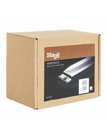  STAGG BJH-B20 C Blues Harmonica in C major|MusicGoodDeal  2