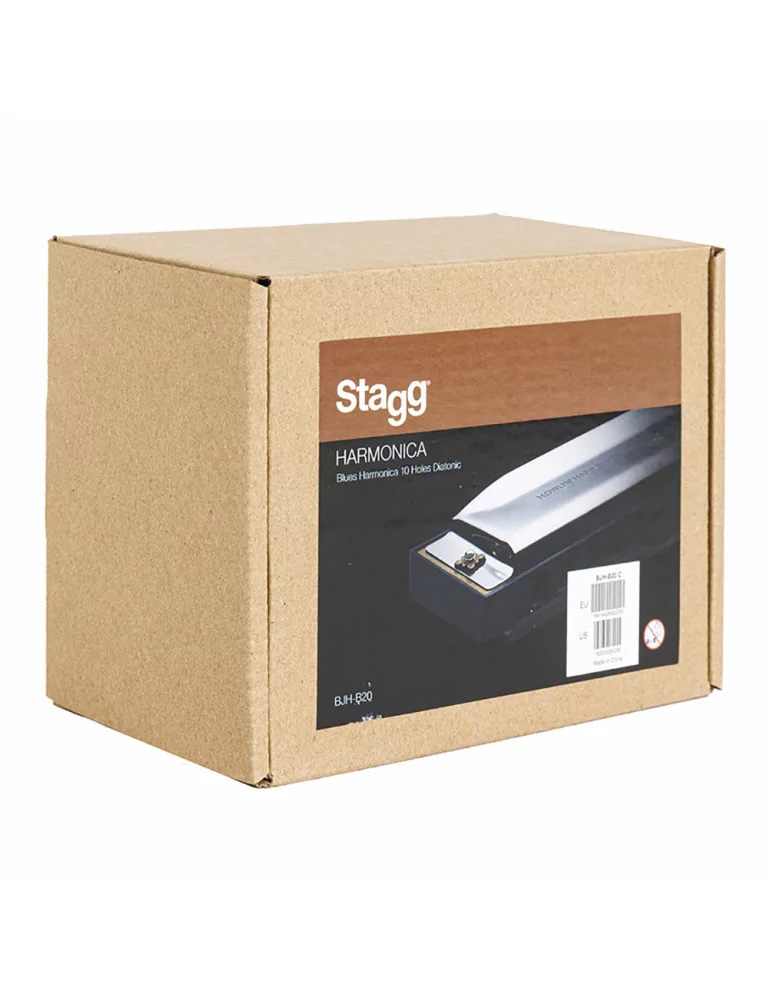  STAGG BJH-B20 C Blues Harmonica in C major|MusicGoodDeal 