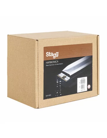  STAGG BJH-B20 E Blues Harmonica in E major|MusicGoodDeal  2