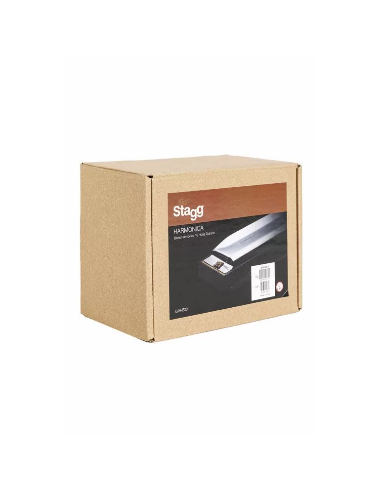  STAGG BJH-B20 F Blues Harmonica in F major|MusicGoodDeal 