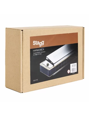  STAGG BJH-T32 Tremolo Diatonic Harmonica in C major|MusicGoodDeal  2