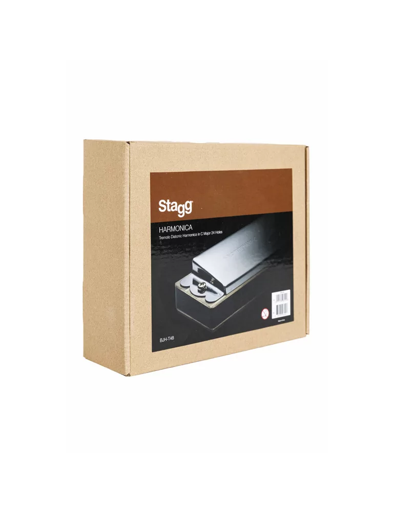  STAGG BJH-T48 Tremolo Diatonic Harmonica in C major|MusicGoodDeal 