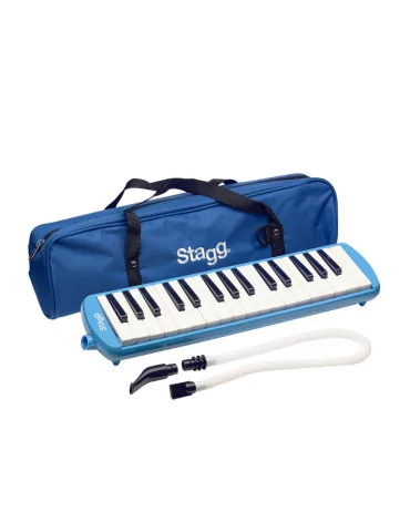  STAGG MELOSTA32 BL Blue plastic melodica with 32 keys and blue bag|MusicGoodDeal  2