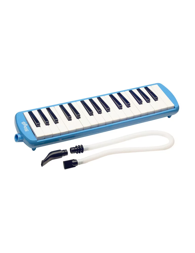  STAGG MELOSTA32 BL Blue plastic melodica with 32 keys and blue bag|MusicGoodDeal 