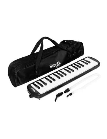  STAGG MELOSTA37 BK Black plastic melodica with 37 keys and black bag|MusicGoodDeal  2