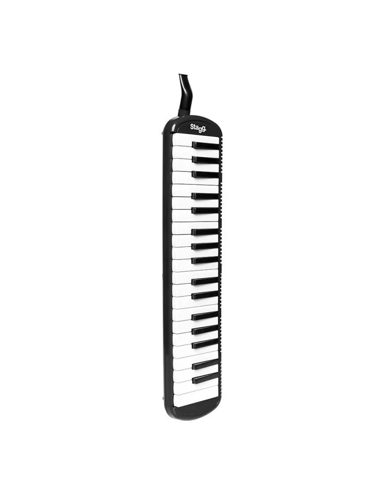  STAGG MELOSTA37 BK Black plastic melodica with 37 keys and black bag|MusicGoodDeal 