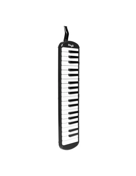  STAGG MELOSTA37 BK Black plastic melodica with 37 keys and black bag|MusicGoodDeal 