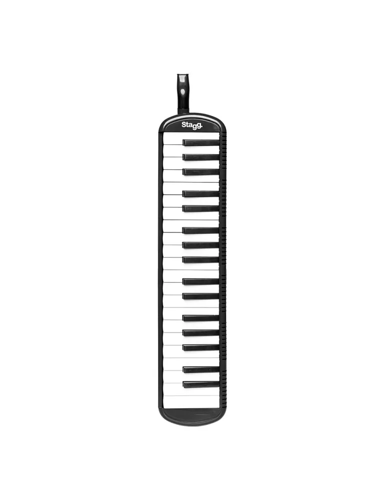 STAGG MELOSTA37 BK Black plastic melodica with 37 keys and black bag|MusicGoodDeal 