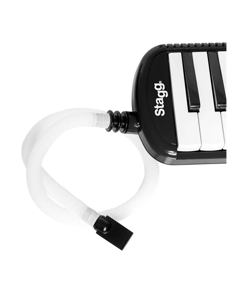  STAGG MELOSTA37 BK Black plastic melodica with 37 keys and black bag|MusicGoodDeal 