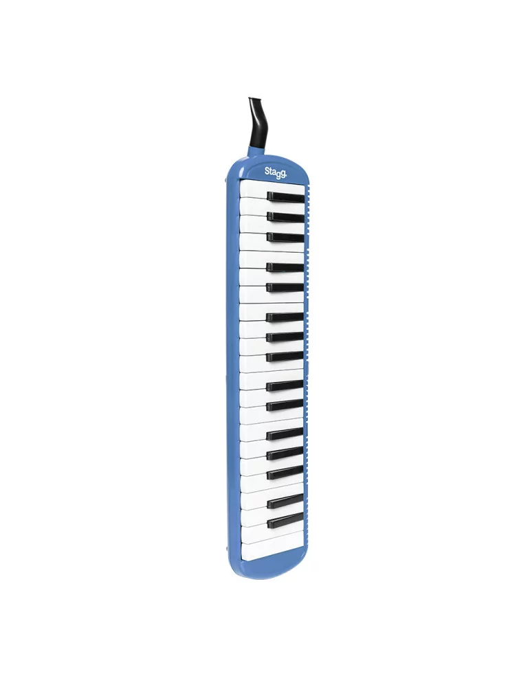  STAGG MELOSTA37 BL Blue plastic melodica with 37 keys and black bag|MusicGoodDeal 