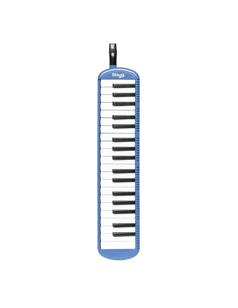  STAGG MELOSTA37 BL Blue plastic melodica with 37 keys and black bag|MusicGoodDeal 