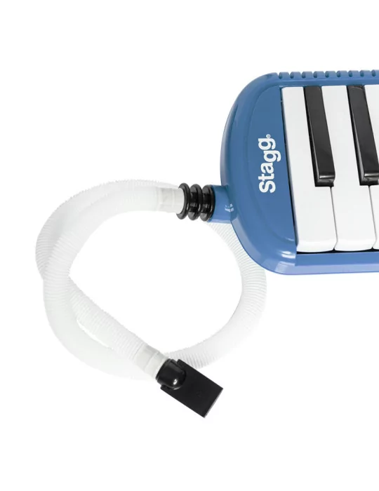  STAGG MELOSTA37 BL Blue plastic melodica with 37 keys and black bag|MusicGoodDeal 