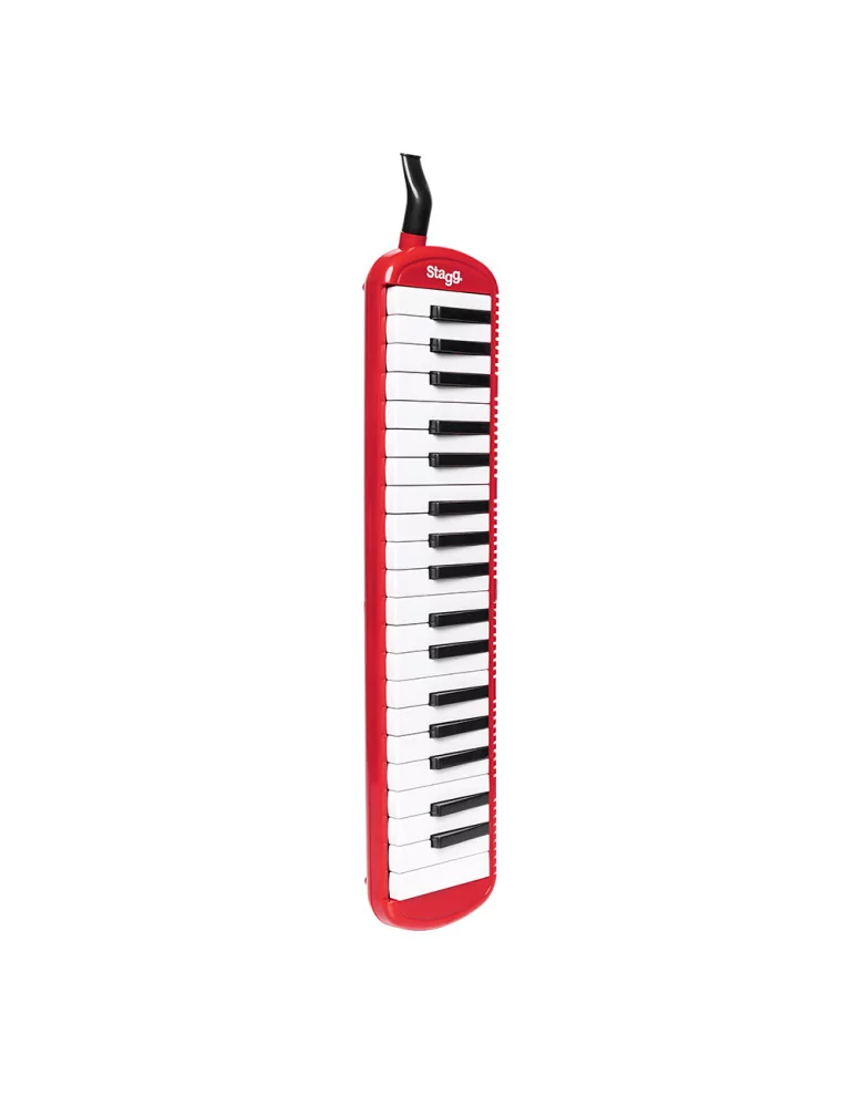  STAGG MELOSTA37 RD Red plastic melodica with 37 keys and black bag|MusicGoodDeal 