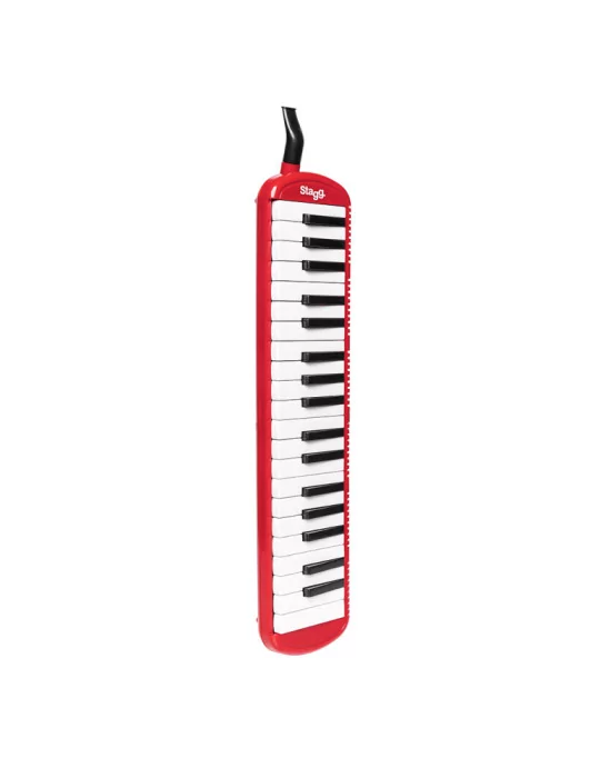  STAGG MELOSTA37 RD Red plastic melodica with 37 keys and black bag|MusicGoodDeal 