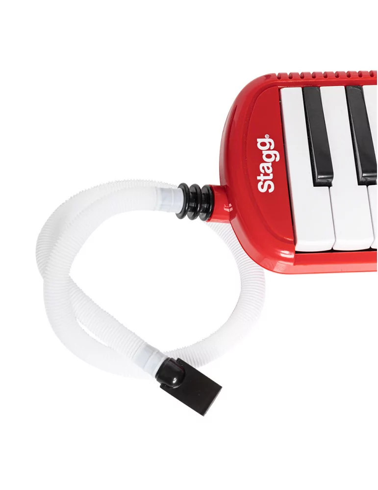  STAGG MELOSTA37 RD Red plastic melodica with 37 keys and black bag|MusicGoodDeal 