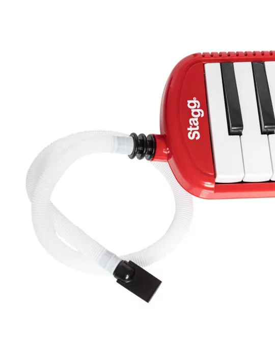  STAGG MELOSTA37 RD Red plastic melodica with 37 keys and black bag|MusicGoodDeal 