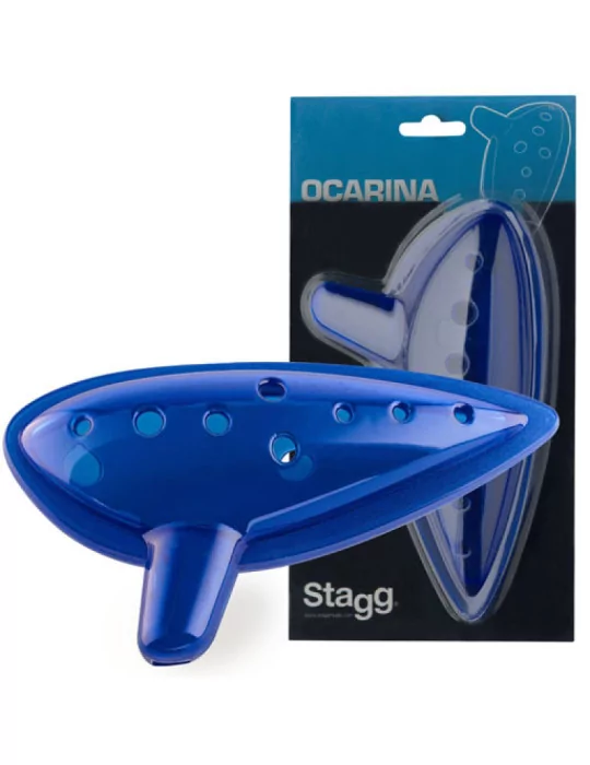  STAGG OCA-PL BL Blue plastic ocarina|MusicGoodDeal 