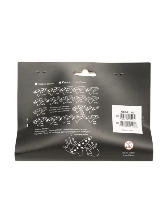  STAGG OCA-PL RD Ocarina de plástico roja|MusicGoodDeal 