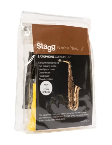  STAGG SCK-PRO-AS Saxophone cleaning kit|MusicGoodDeal 