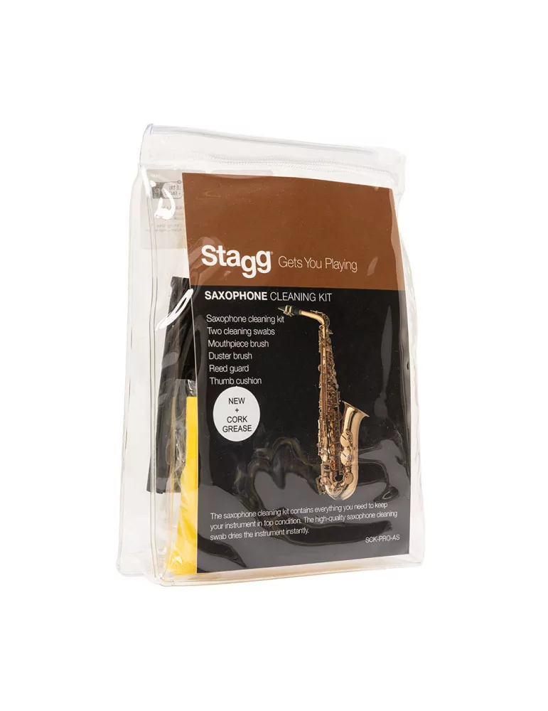  STAGG SCK-PRO-AS Saxophone cleaning kit|MusicGoodDeal 
