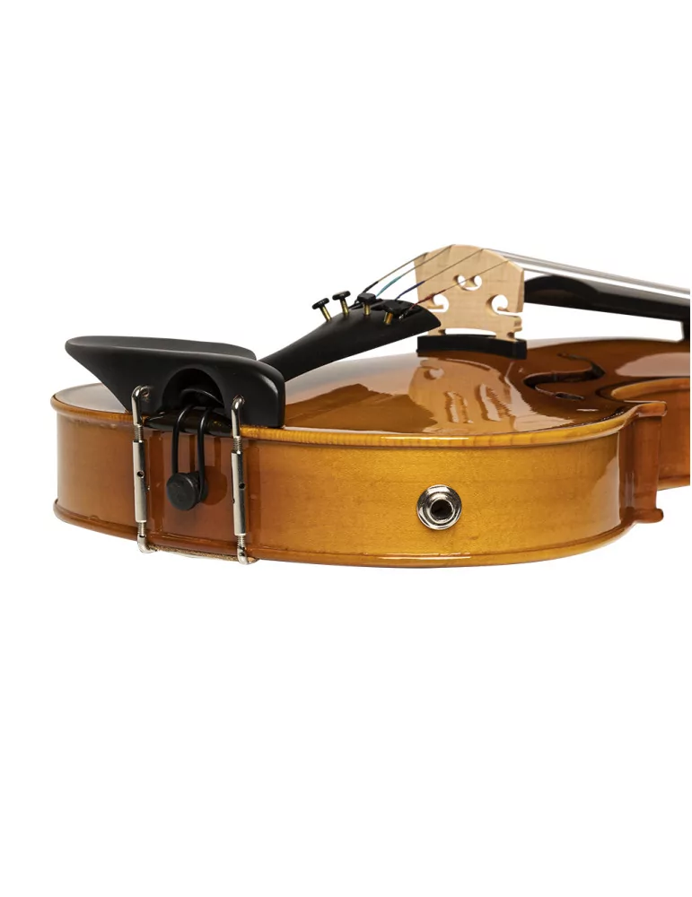  STAGG VN-4/4 ELEC SOLID TOP ELEC-ACOU VIOLIN|MusicGoodDeal 