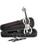  STAGG EVN X-4/4 WH Pack de violín eléctrico 4/4 con violín eléctrico blanco, estuche semirrígido y auriculares|MusicGoodDeal 