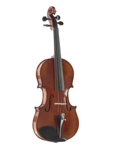  STAGG VN-4/4 HG 4/4 Hand-Varnished Solid Flamed Maple Violin with Deluxe soft-case|MusicGoodDeal 