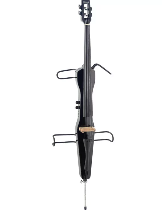  STAGG ECL 4/4 BK 4/4 electric cello with gigbag, black|MusicGoodDeal 