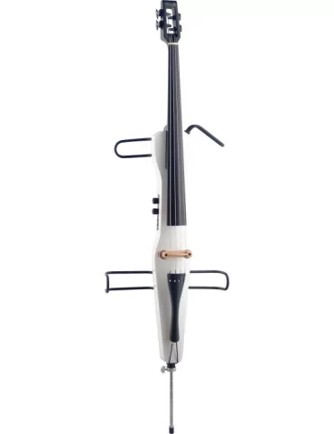  STAGG ECL 4/4 WH 4/4 electric cello with gigbag, white|MusicGoodDeal 