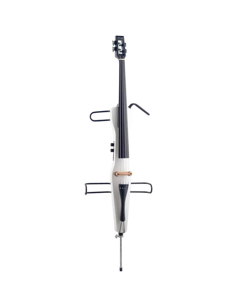  STAGG ECL 4/4 WH 4/4 electric cello with gigbag, white|MusicGoodDeal 