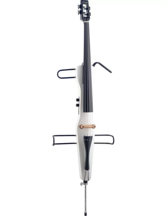  STAGG ECL 4/4 WH 4/4 electric cello with gigbag, white|MusicGoodDeal 