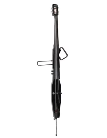  STAGG EDB-3/4 MBK 3/4 electric double bass with gigbag, metallic black|MusicGoodDeal 