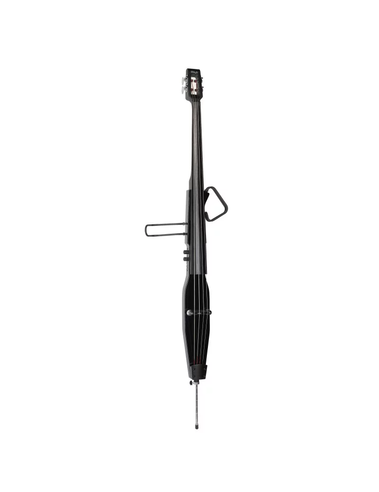 STAGG EDB-3/4 MBK 3/4 electric double bass with gigbag, metallic black|MusicGoodDeal 