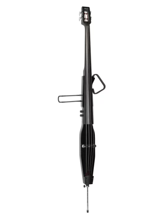  STAGG EDB-3/4 MBK 3/4 electric double bass with gigbag, metallic black|MusicGoodDeal 