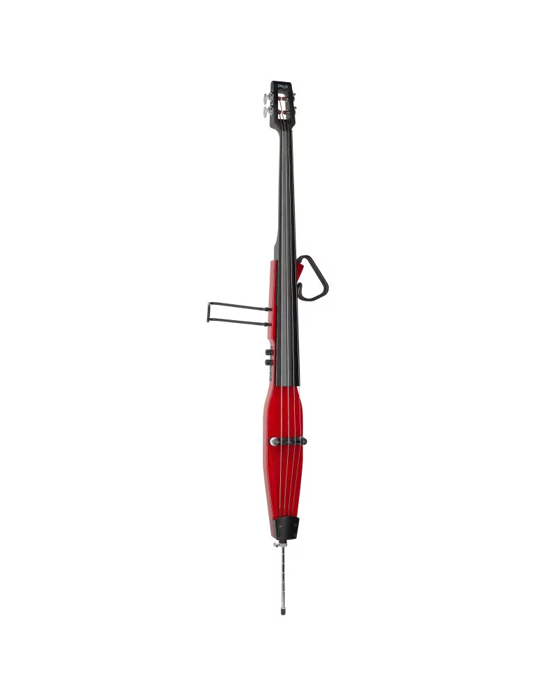  STAGG EDB-3/4 TR Contrabajo eléctrico 3/4 con funda, rojo transparente|MusicGoodDeal 
