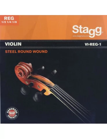  STAGG VI-REG-1 1/2 & 1/4 & 1/8 Violin string set, steel round-wound, extra extra-light|MusicGoodDeal 