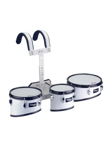  STAGG MATS-10 Marching trio tom set with aluminium lightweight carrier|MusicGoodDeal  2