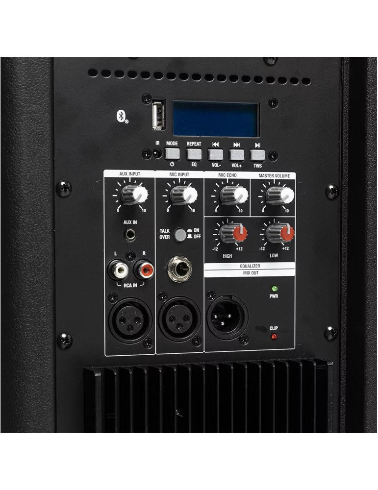  STAGG AS12 EU 12" 2-way active speaker, class AB, Bluetooth TWS Stereo pairing, 150 watts rated power|MusicGoodDeal 
