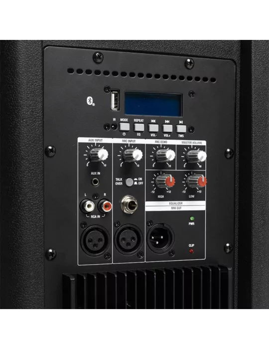  STAGG AS15 EU 15" 2-way active speaker, class AB, Bluetooth TWS Stereo pairing, 200 watts rated power|MusicGoodDeal 