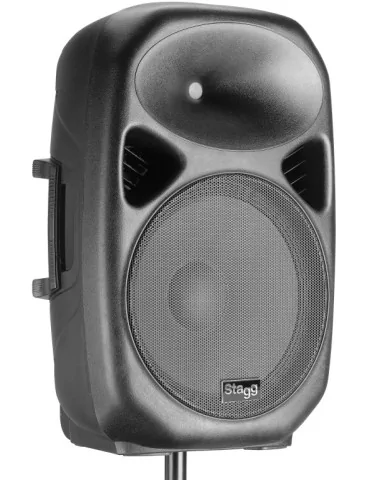  STAGG KMS15-0 Altavoz activo de 2 vías, Clase A / B, 15 ", analógico, tecnología inalámbrica Bluetooth, 200 vatios|MusicGoodDea