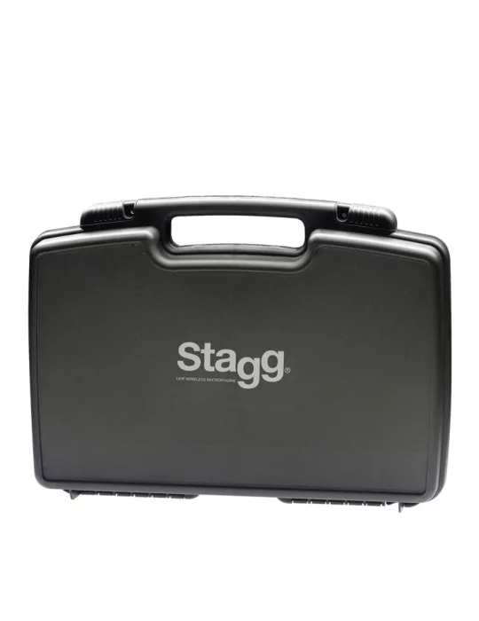  STAGG SUW 50 MM FH EU Sistema de micrófono de mano inalámbrico True Diversity UHF de 2 canales|MusicGoodDeal 