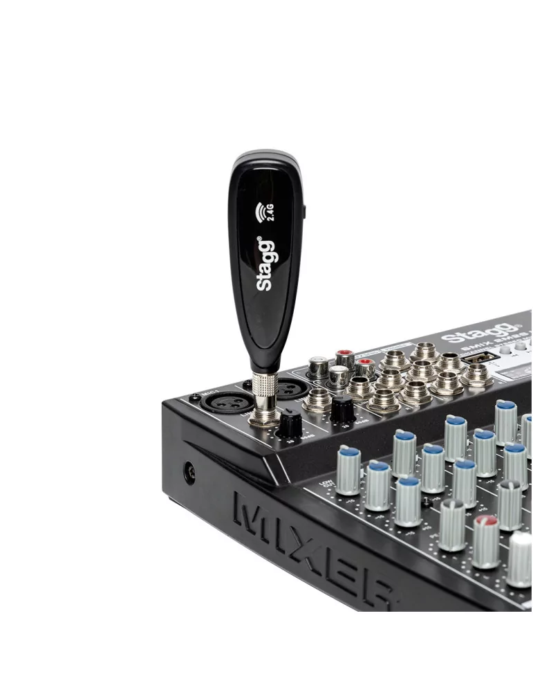  STAGG SUW 12H-BE Beige wireless headset microphone set (with transmitter and receiver)|MusicGoodDeal 