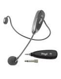  STAGG SUW 12H-BK 2.4 GHZ wireless headset microphone set (with transmitter and receiver)|MusicGoodDeal 
