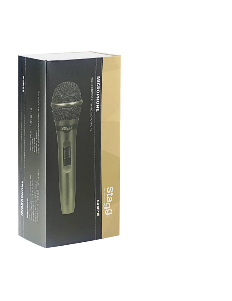  STAGG SDMP15 Micrófono cardioide dinámico para actuaciones en directo|MusicGoodDeal 