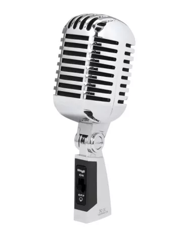  STAGG SDMP40 CR Micrófono dinámico cardioide multifunción estilo años 50|MusicGoodDeal 