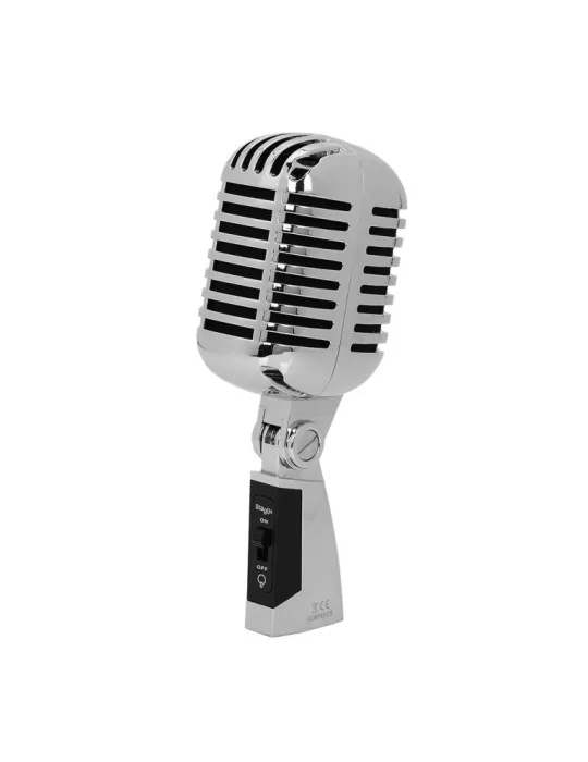  STAGG SDMP40 CR Micrófono dinámico cardioide multifunción estilo años 50|MusicGoodDeal 
