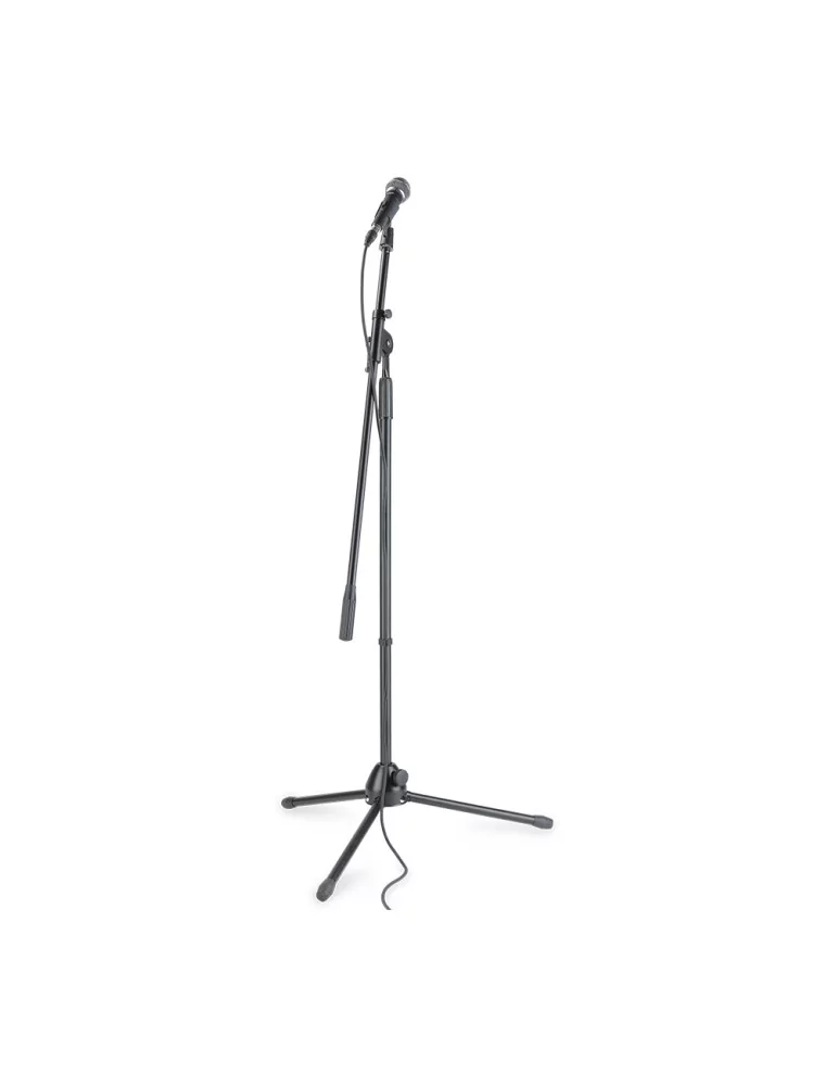  STAGG SDM50 SET Kit con micrófono cardioide dinámico, soporte de micrófono, cable XLR / XLR, abrazadera y bolsa|MusicGoodDeal 