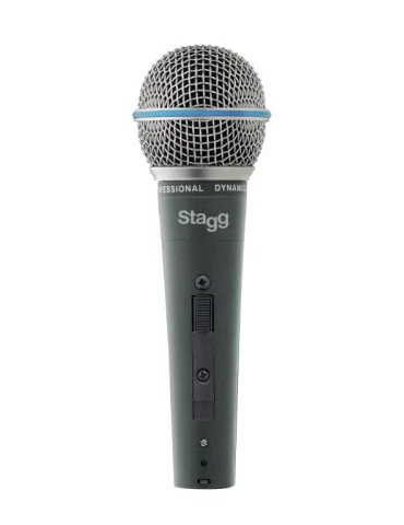  STAGG SDM60 Micrófono dinámico cardioide, modelo profesional, celda DC164|MusicGoodDeal 
