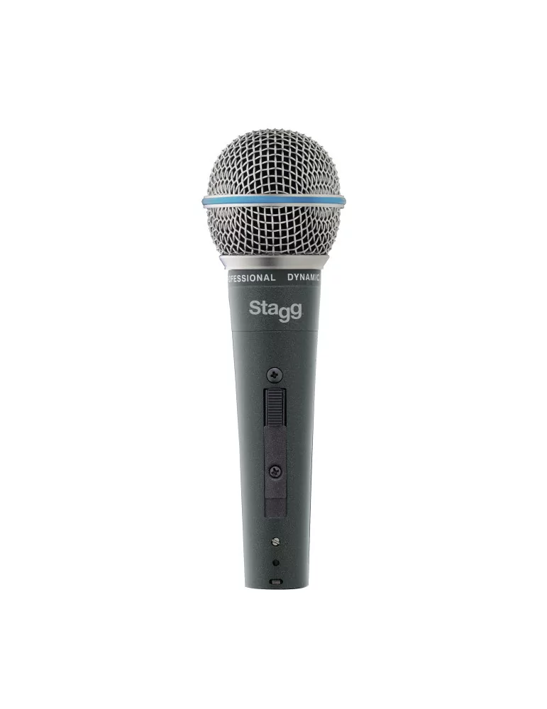  STAGG SDM60 Micrófono dinámico cardioide, modelo profesional, celda DC164|MusicGoodDeal 