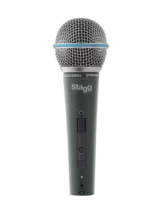  STAGG SDM60 Micrófono dinámico cardioide, modelo profesional, celda DC164|MusicGoodDeal 